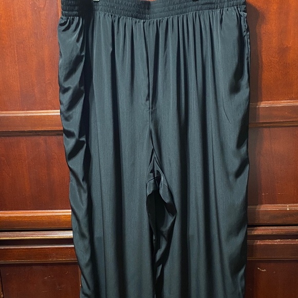 Sue Brett vintage plus size 3X polyester Black Pants - Picture 1 of 14